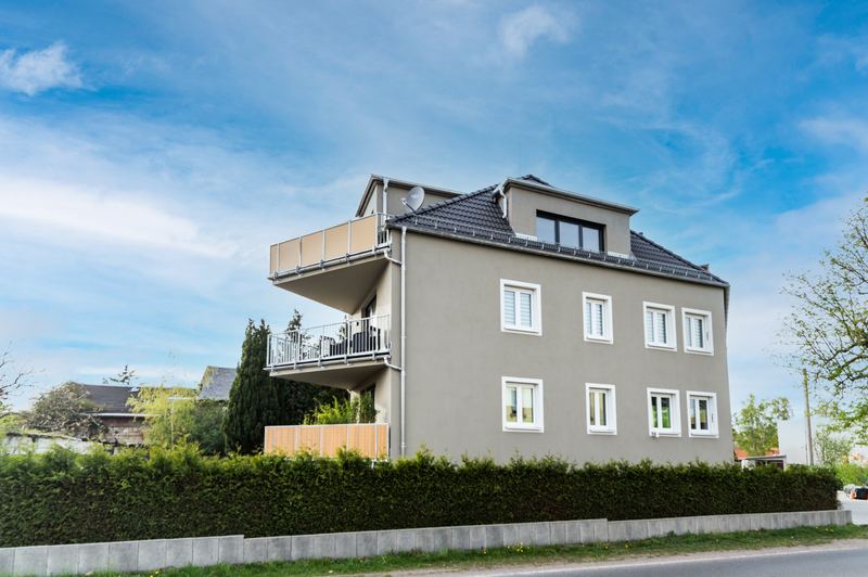 Außenansicht des Hauses in Bannewitz